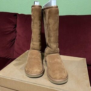UGG Tan Suede Tall Boots